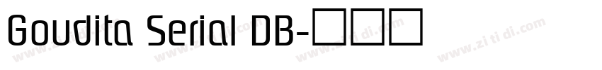 Goudita Serial DB字体转换